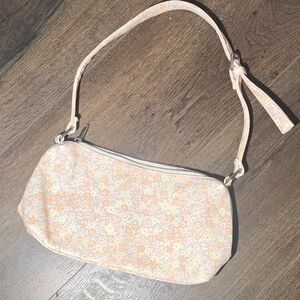 Floral Women's Bag - Orange‎ and Pink